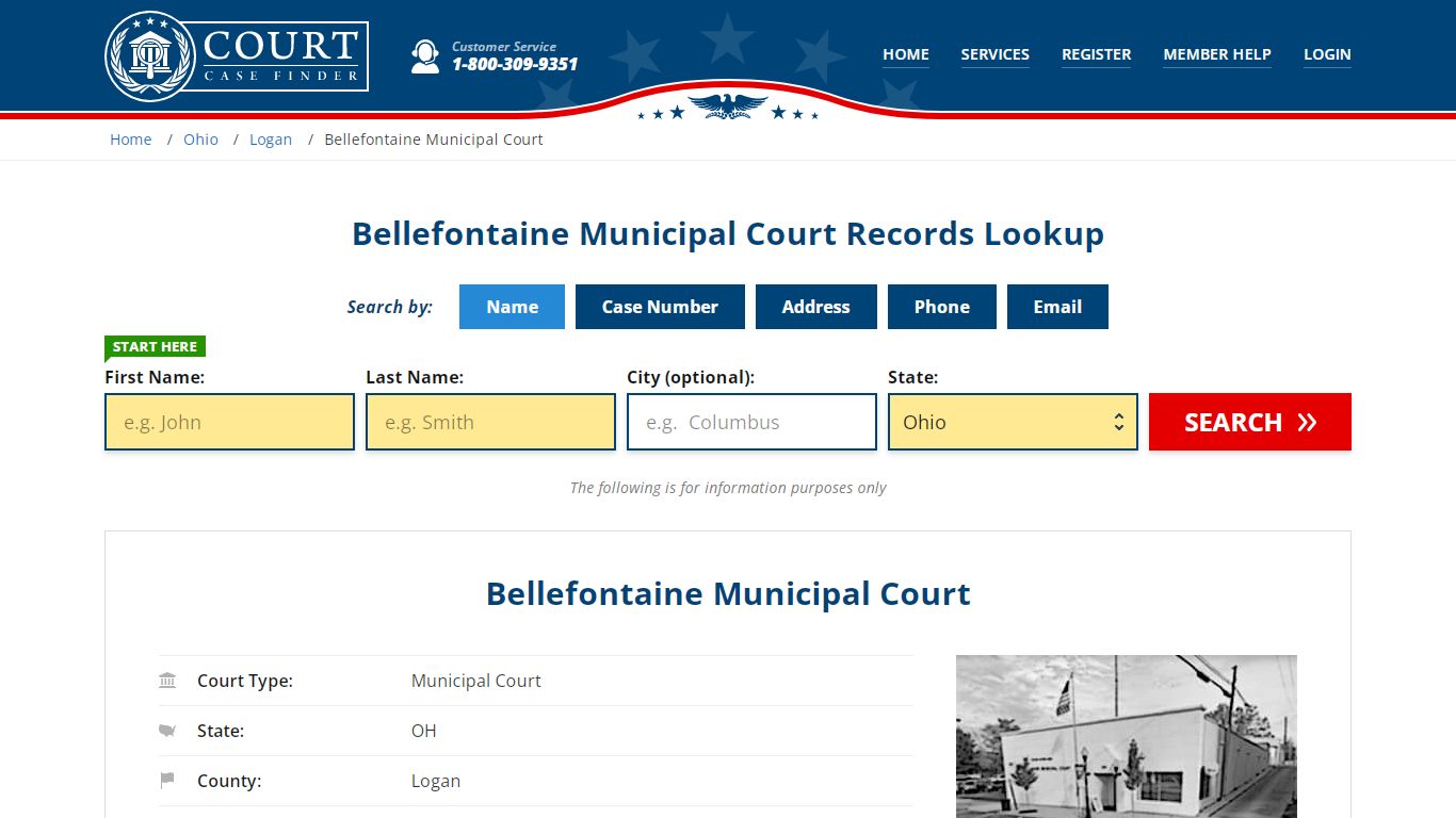 Bellefontaine Municipal Court Records | Bellefontaine, Logan County, OH ...